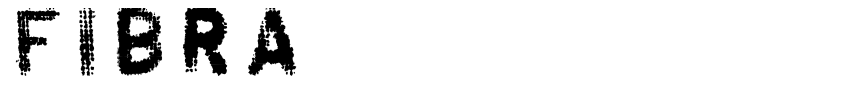 Font Fibra by Unknown