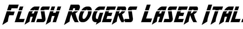Preview Flash Rogers Laser Italic