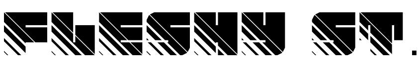 Písmo Fleshy Stripes Regular od Jéson Garnica