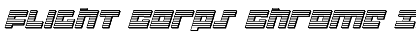 Preview Flight Corps Chrome Italic
