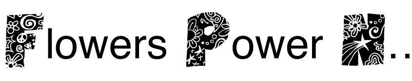 Font Flowers Power Nega by IMAGEX