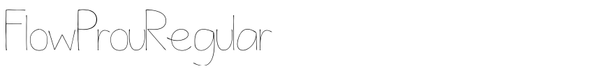 Preview FlowProuRegular