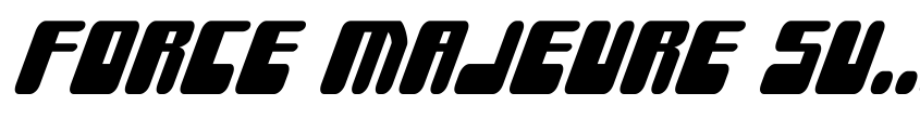 Preview Force Majeure Super-Italic