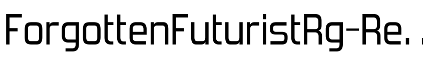 Preview ForgottenFuturistRg-Regular