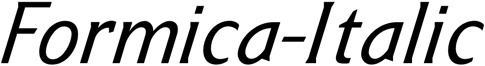 Preview Formica-Italic