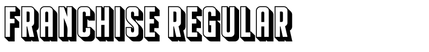 Font Franchise Regular by Vladimir Nikolic