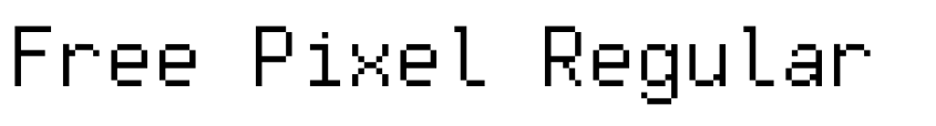 Preview Free Pixel Regular