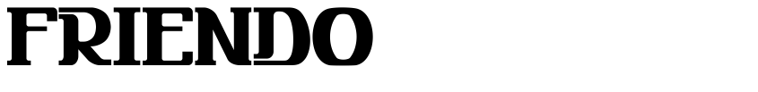 Font FRIENDO by Unknown