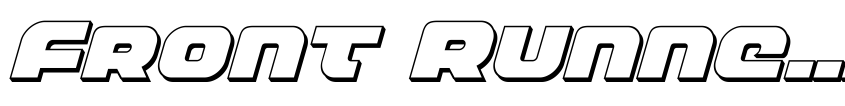 Preview Front Runner 3D Italic