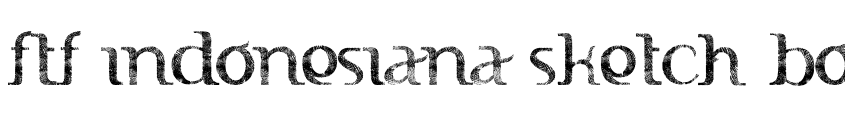 Preview FTF Indonesiana Sketch Book Serif