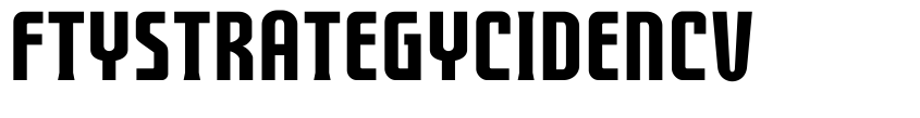 Preview FTYSTRATEGYCIDENCV