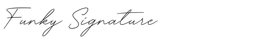 Preview Funky Signature