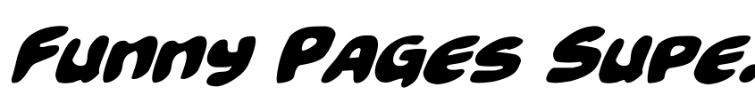 Preview Funny Pages Super-Italic