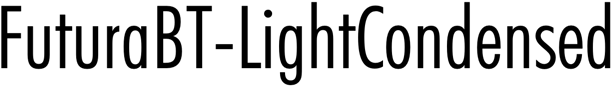 Preview FuturaBT-LightCondensed
