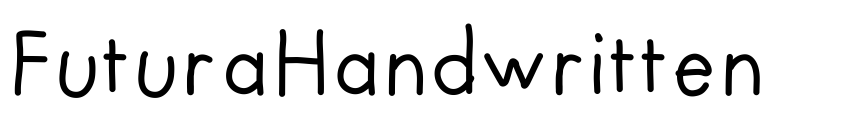 Preview FuturaHandwritten