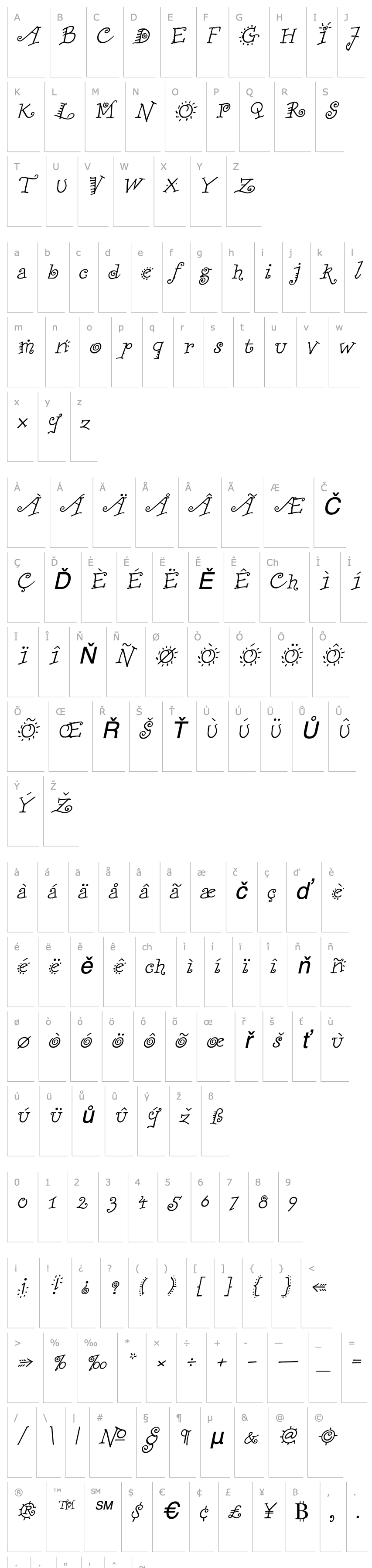 Overview Funstuff Italic