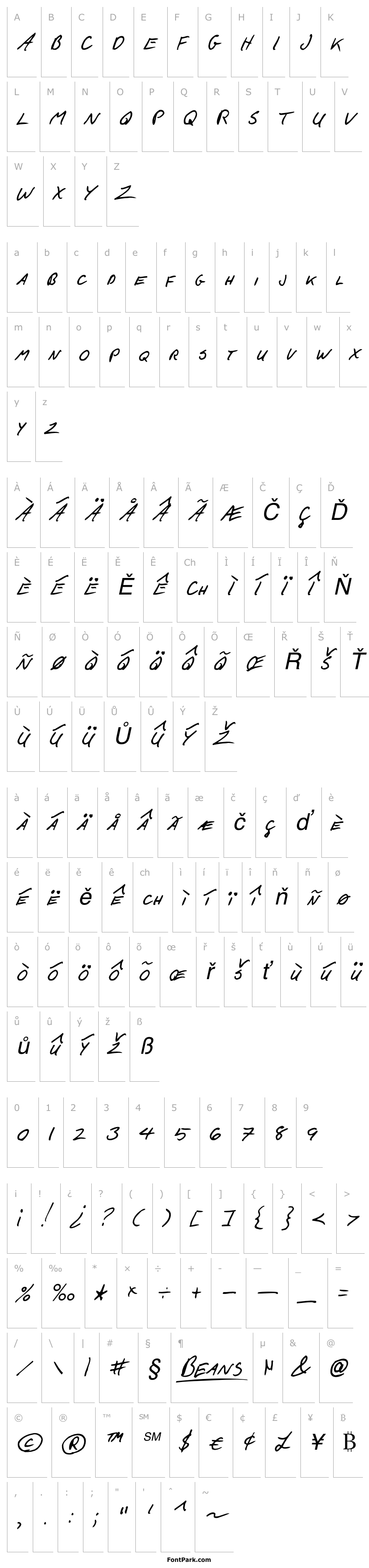 Přehled F*ck Beans Italic