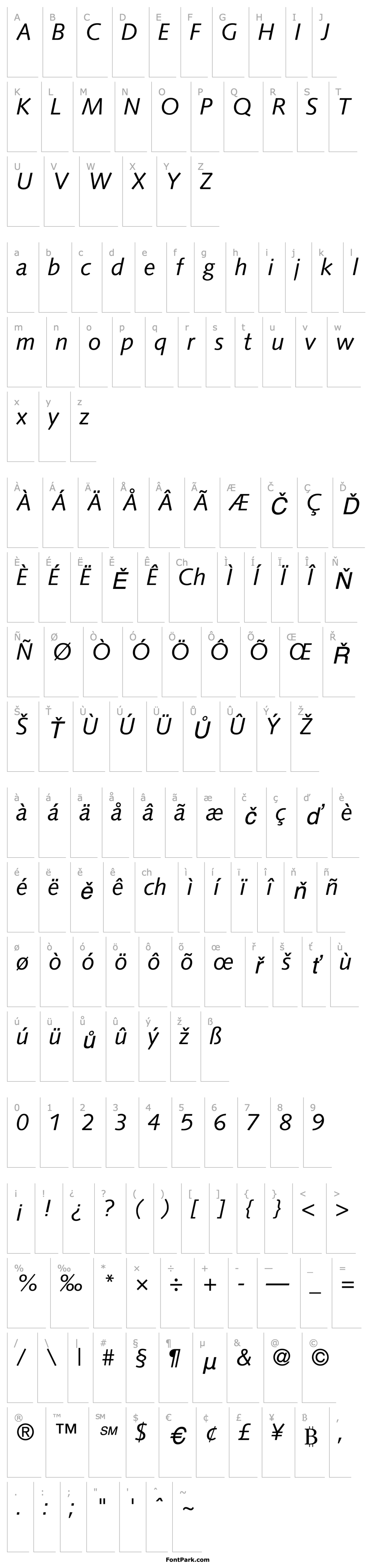 Přehled Facile SSi Italic