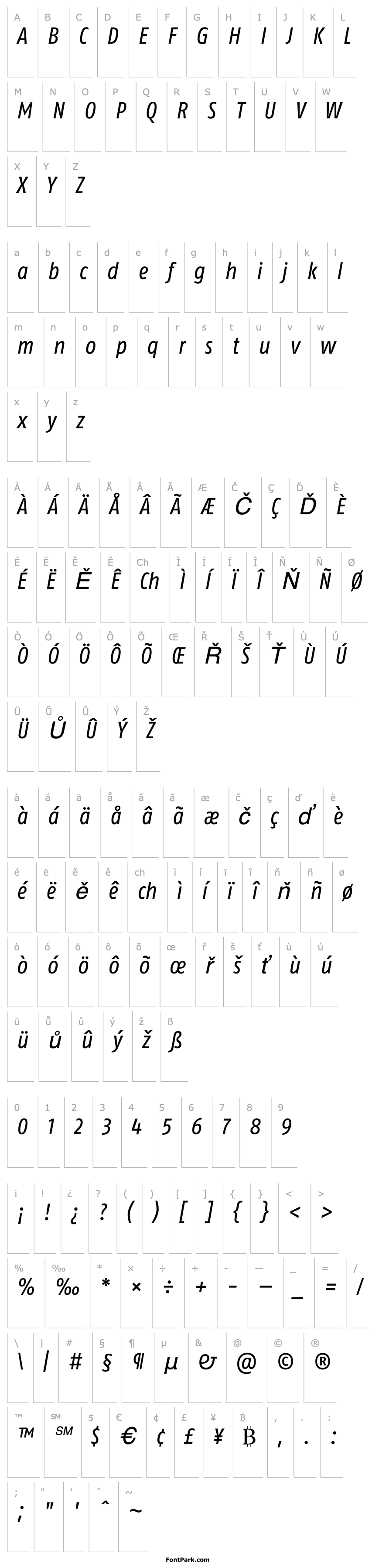 Overview FagoCoLf-Italic