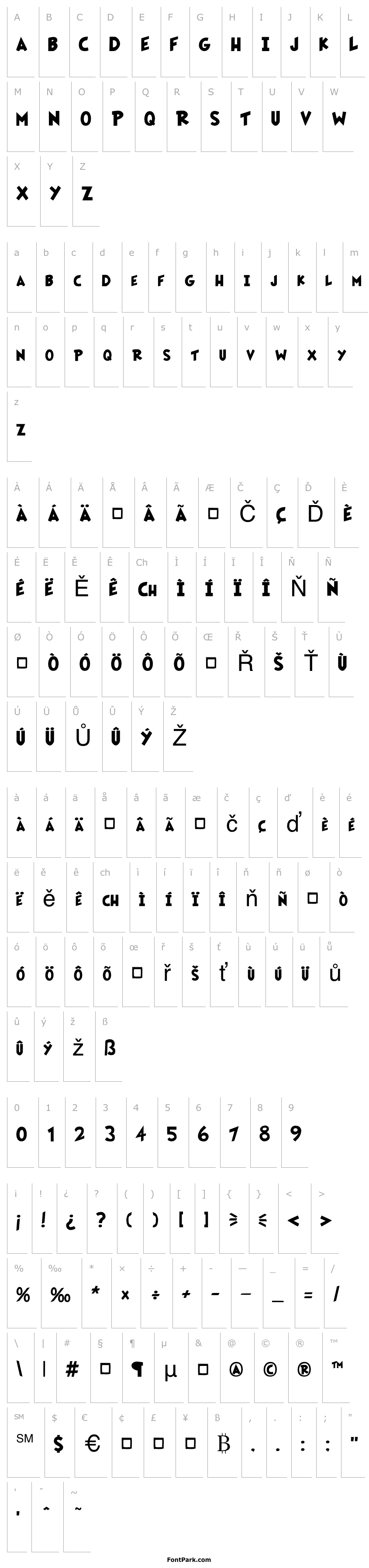 Overview Fairly OddFont