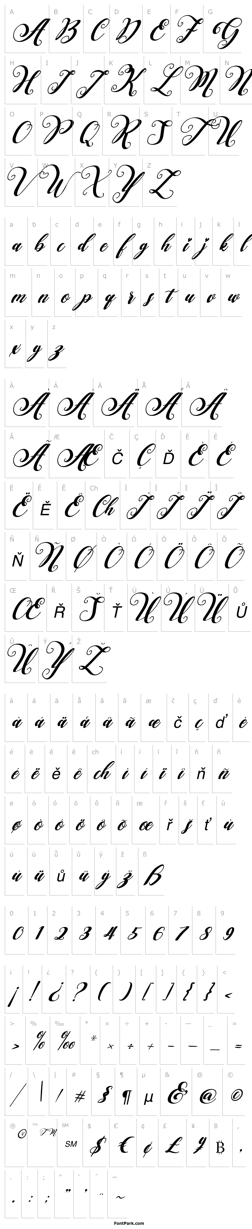 Overview Falencia Italic