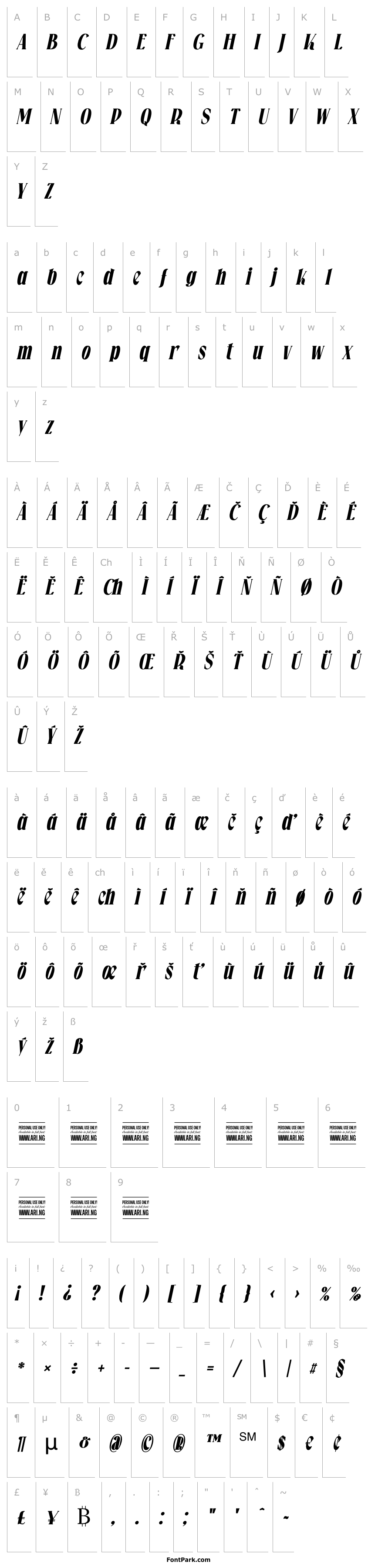 Overview Falkin Serif Bold Ital PERSONAL