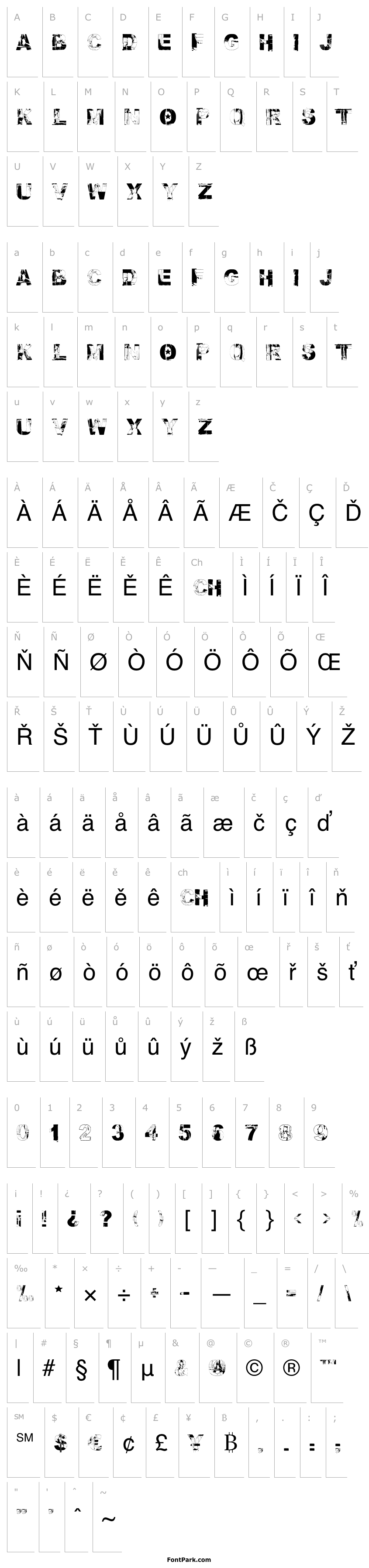 Overview Fallout Font