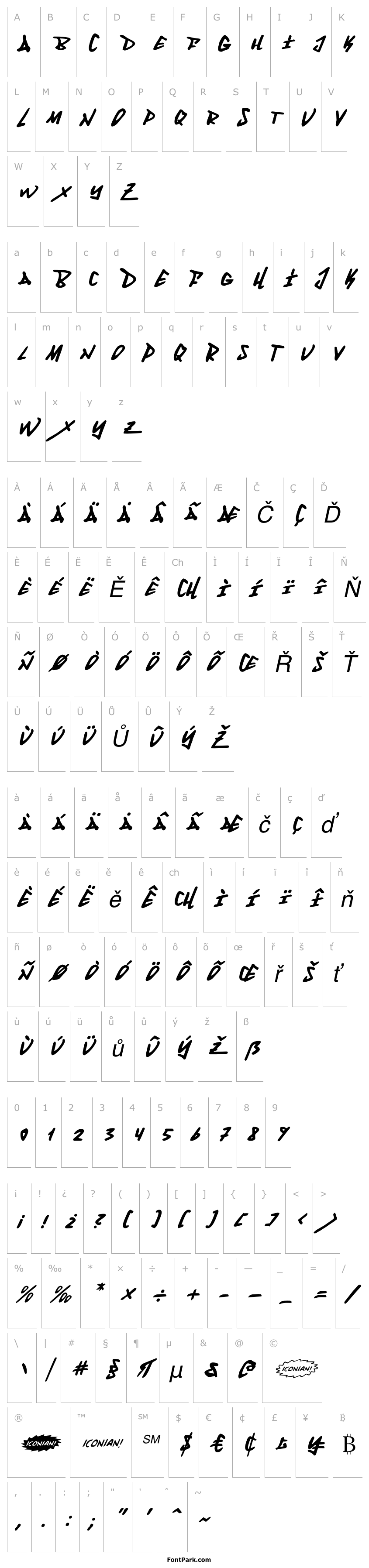 Přehled Fantom Italic