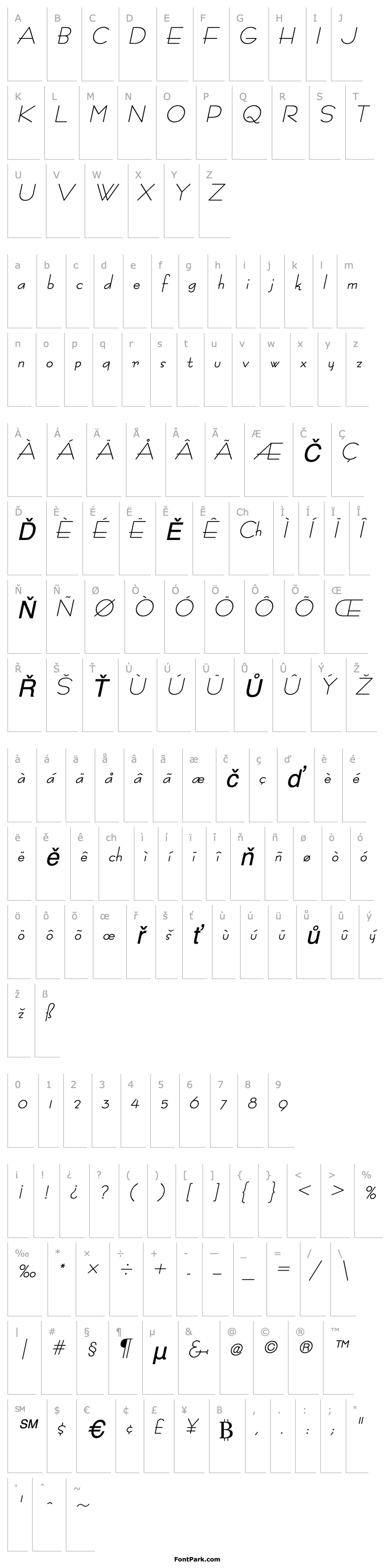 Overview FastracFashion Italic