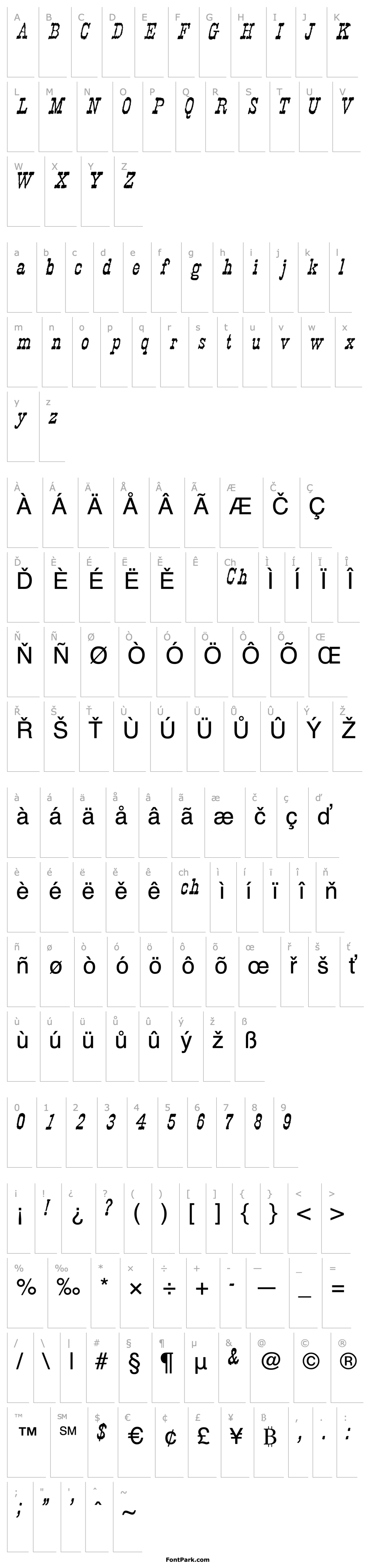 Overview Faywood Italic WF