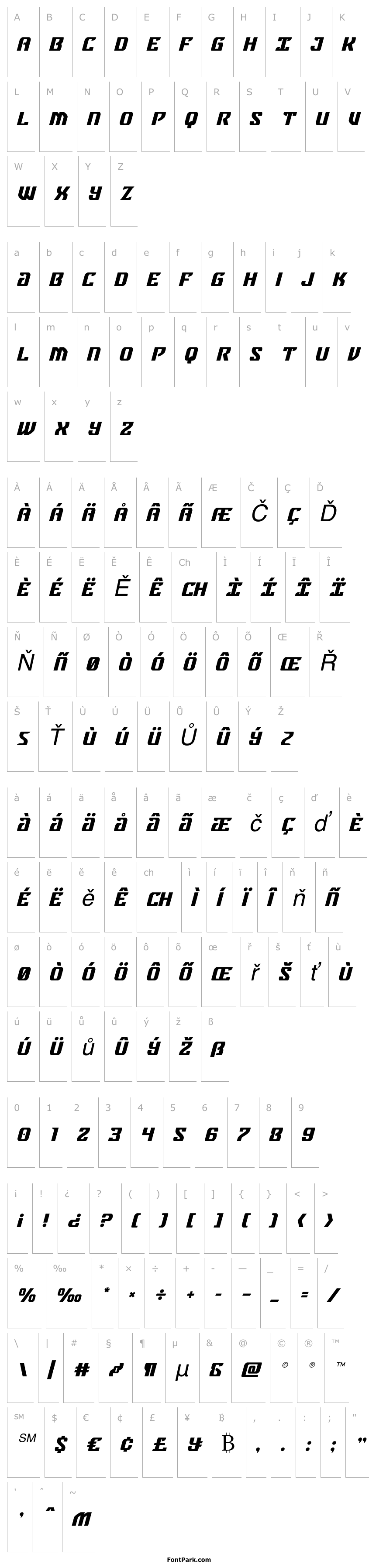 Overview Federal Blue Italic
