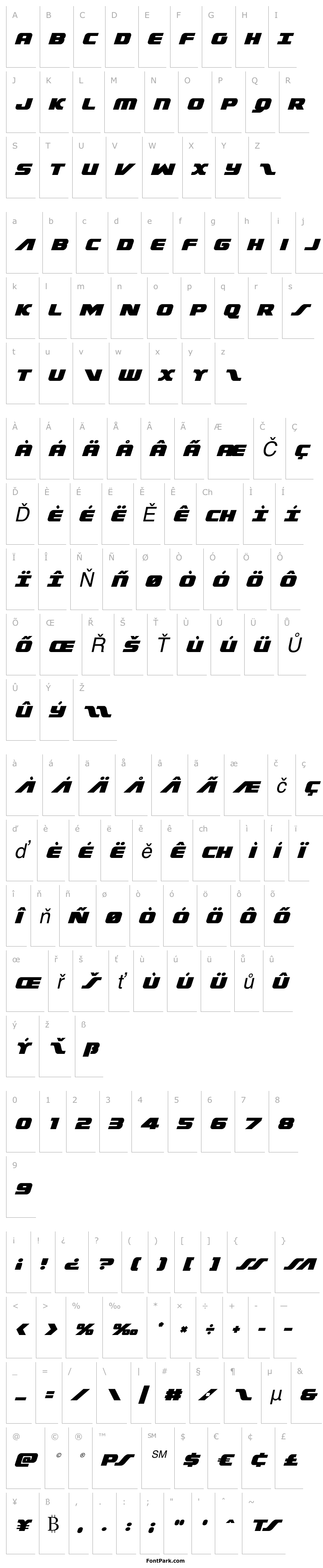 Přehled Federal Escort Italic