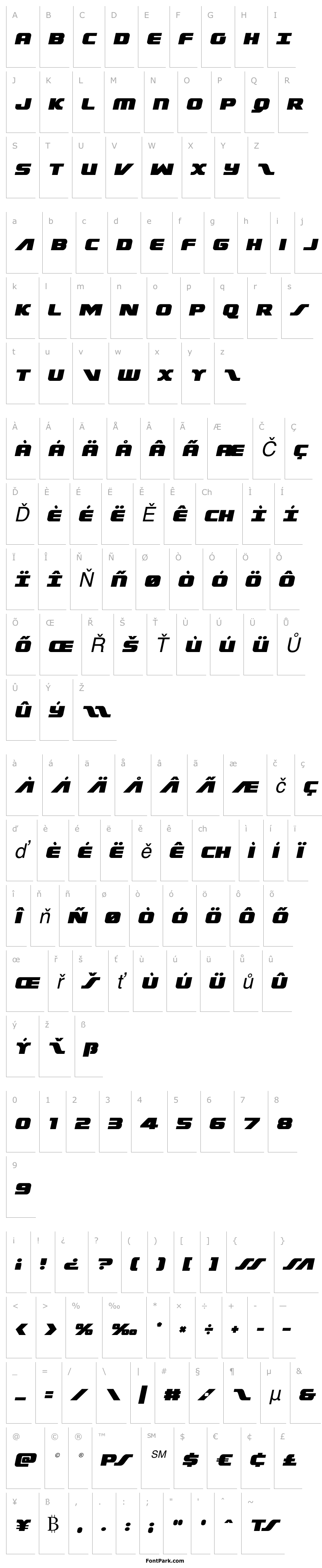 Overview Federal Escort Semi-Italic