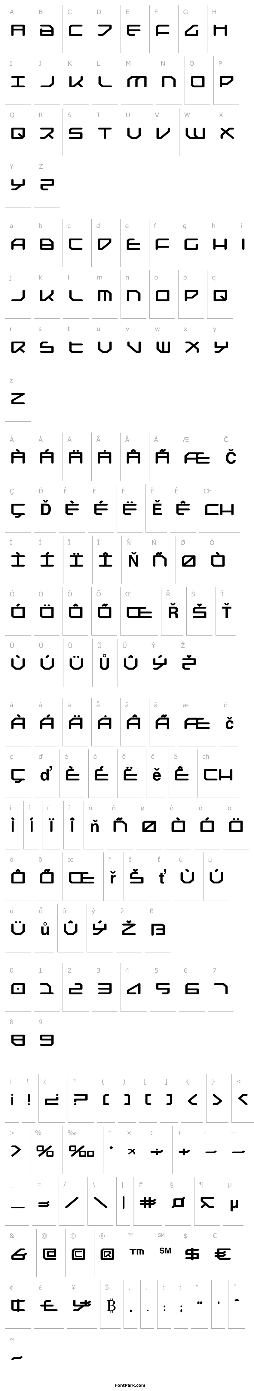 Přehled Federapolis Expanded Bold