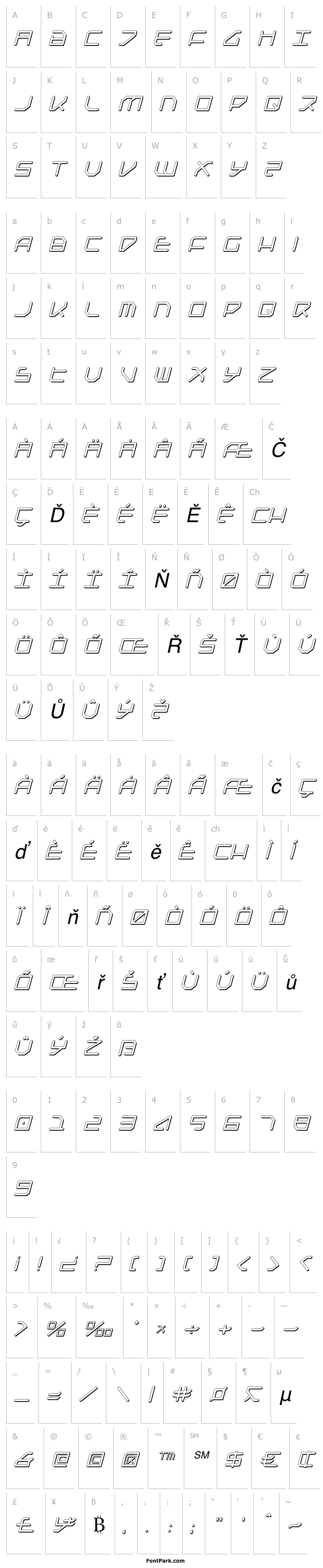 Přehled Federapolis Shadow Italic