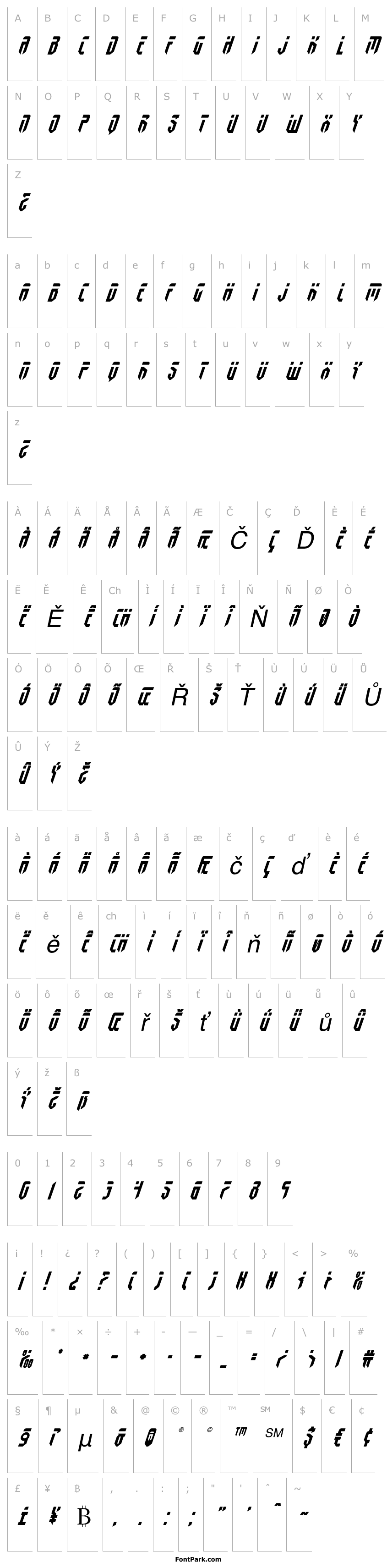 Overview Fedyral Italic