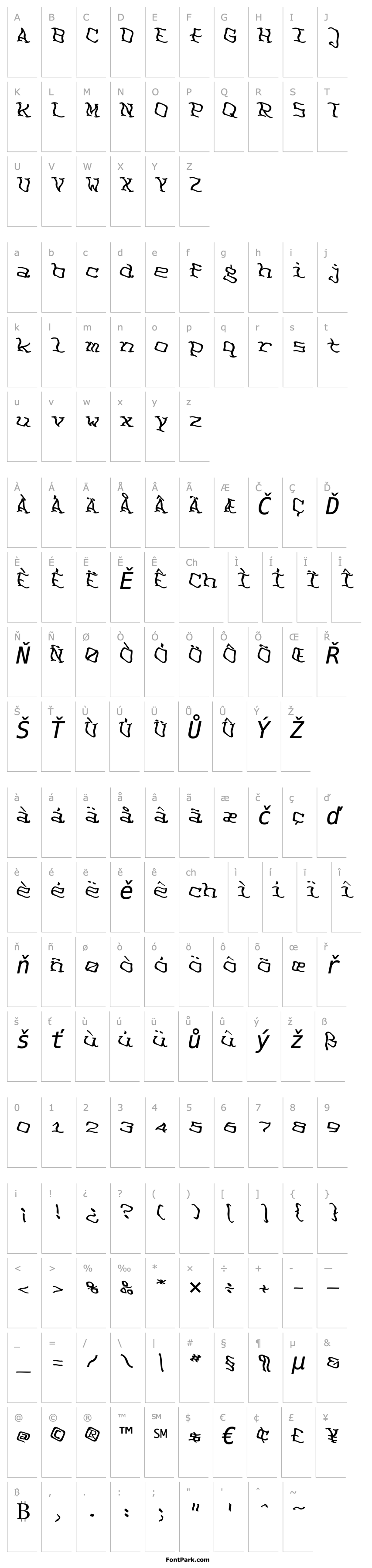 Overview FeggoliteDancing Italic