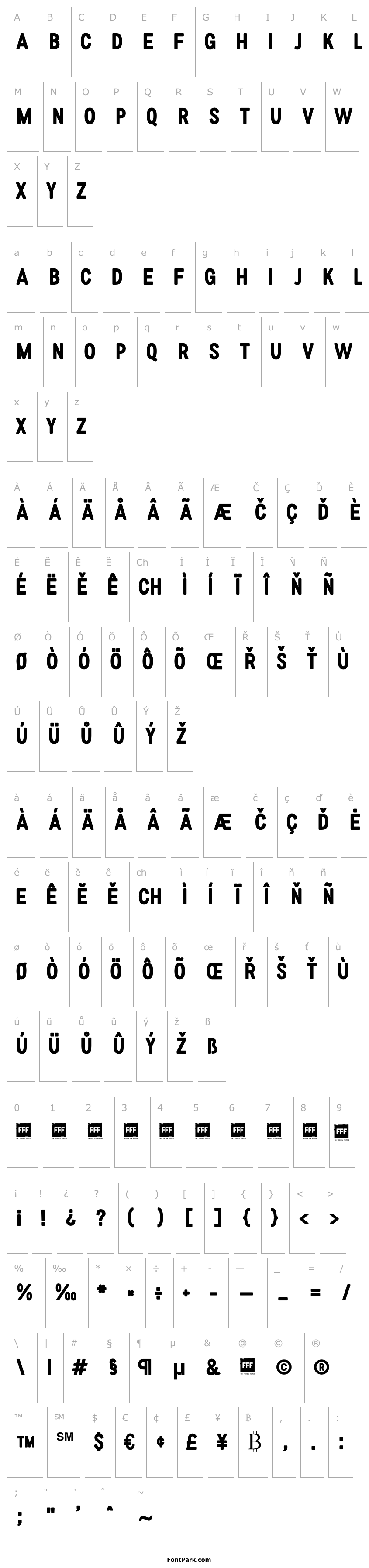 Přehled FFF Bold
