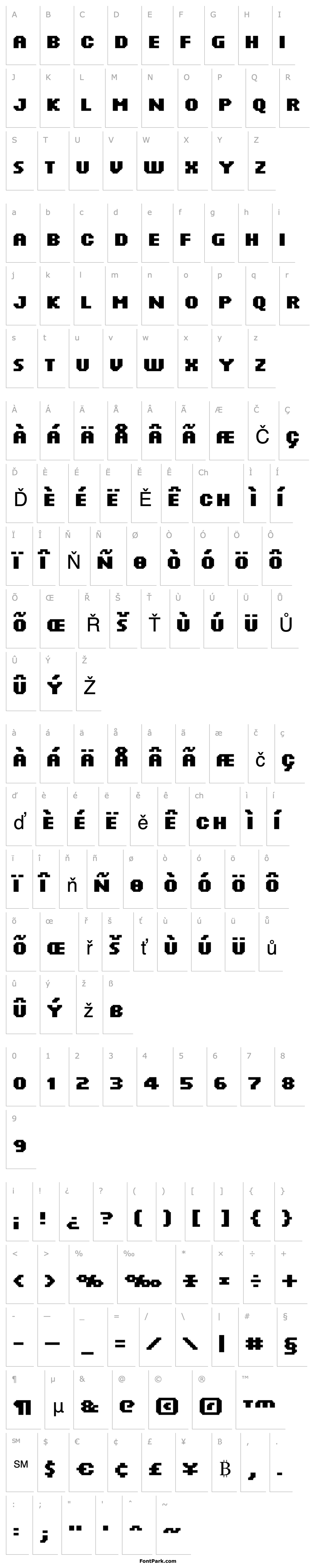 Overview FFF Minute Bold Extended