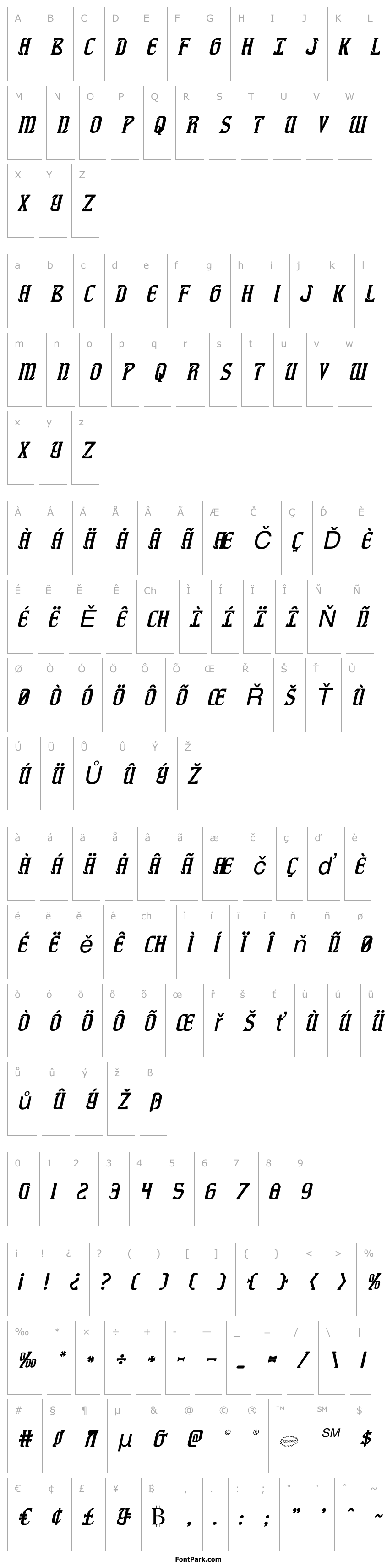 Přehled Fiddler's Cove Italic