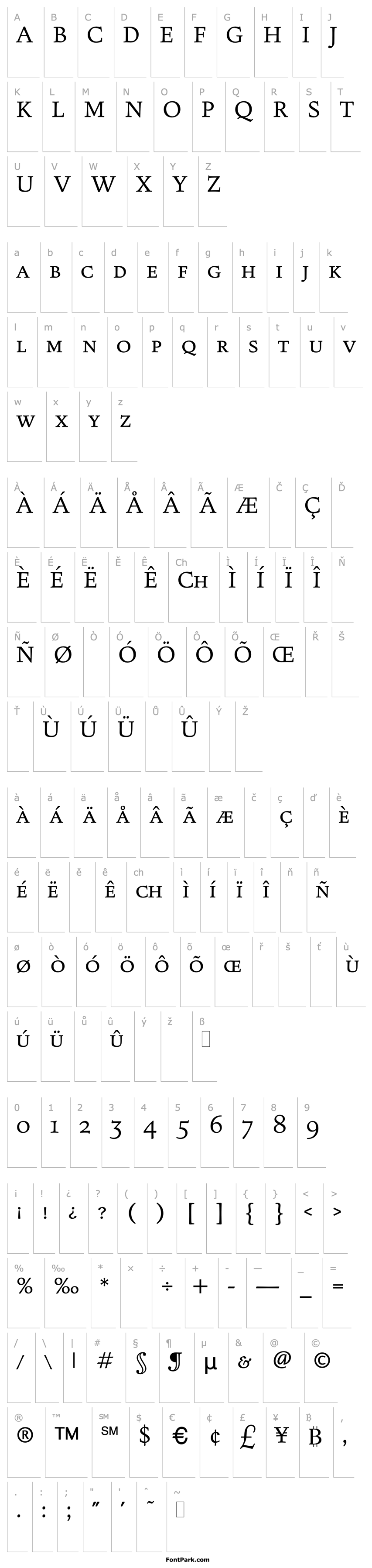 Overview FiguralSmallCapsPlain