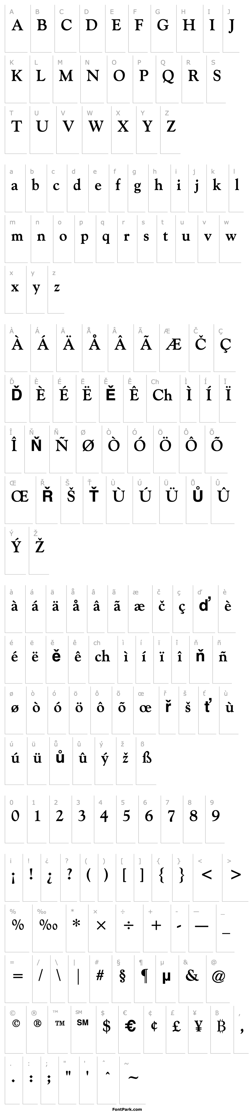 Overview Filco Olde Style Bold