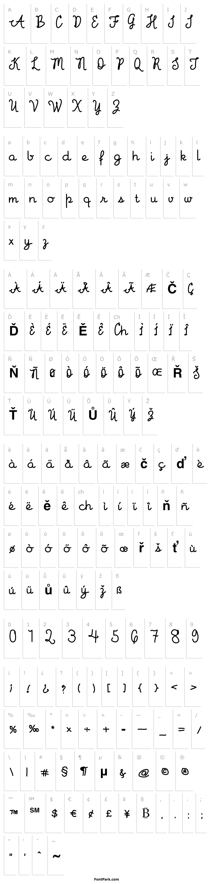 Overview Fillpattern Bold