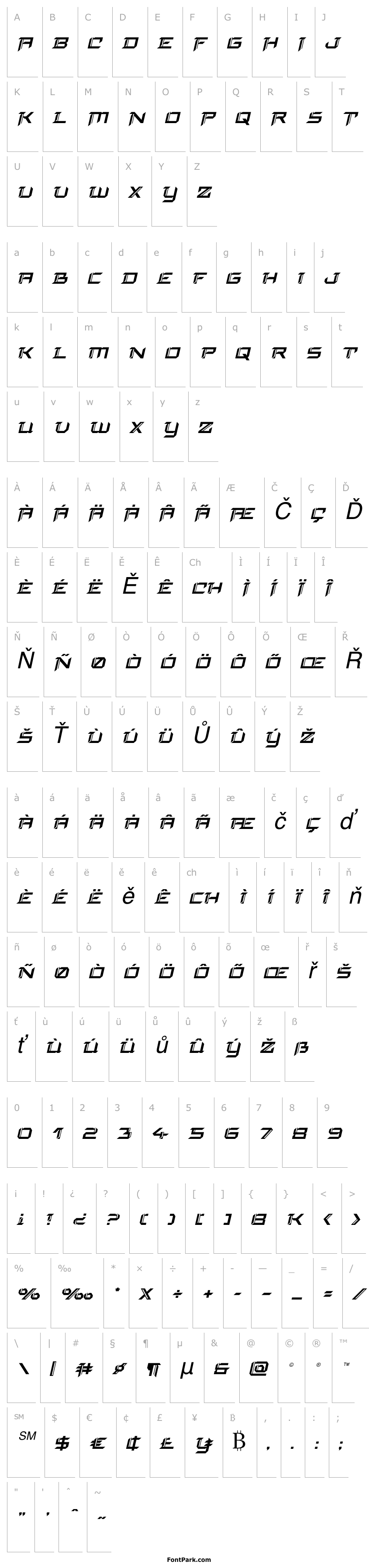 Přehled Final Front Italic