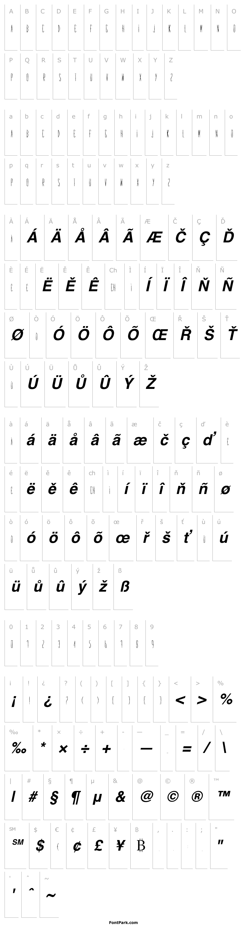 Overview First Italic