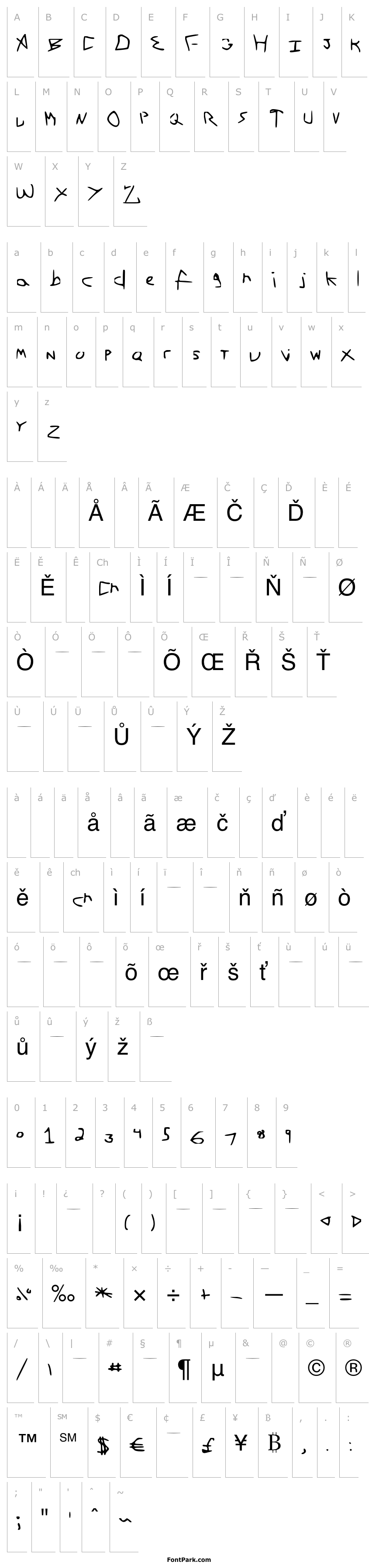 Přehled FirstFont