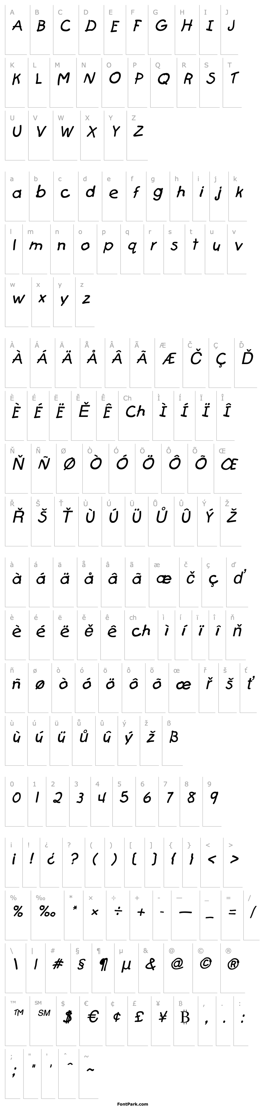 Overview FirstGrader Italic