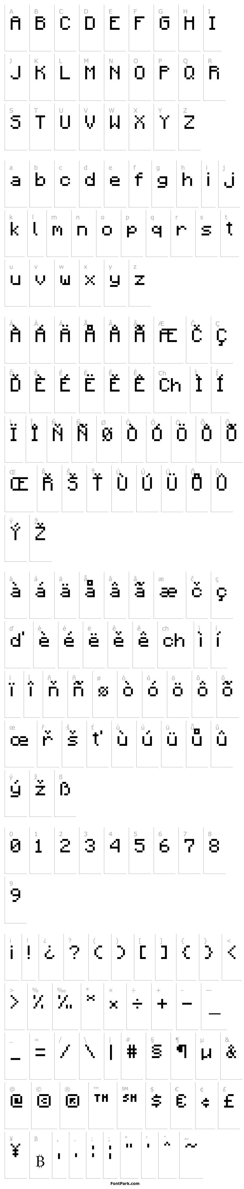 Přehled Five Fonts at Freddy's Regular