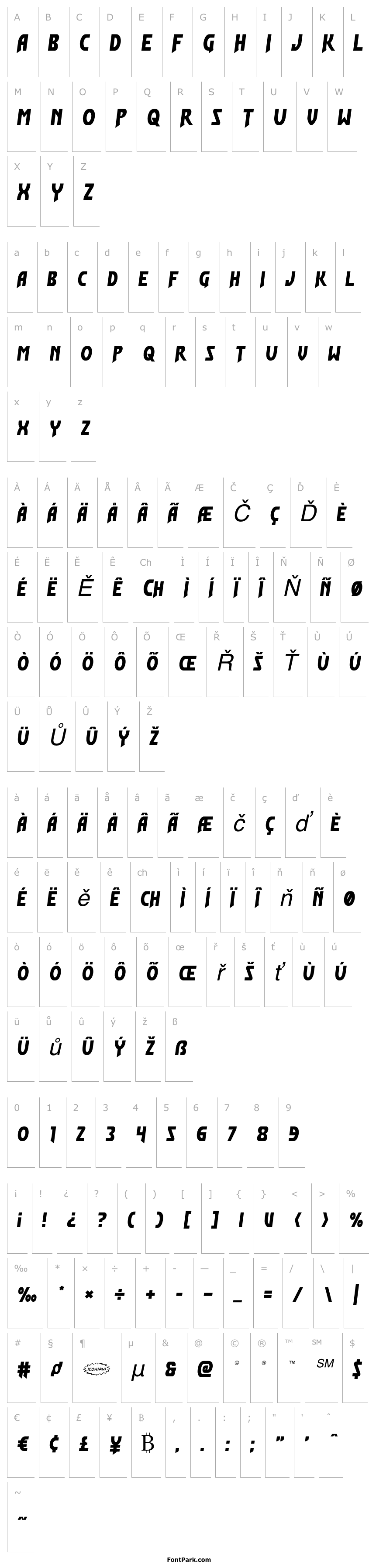 Overview Flash Rogers Half-Italic