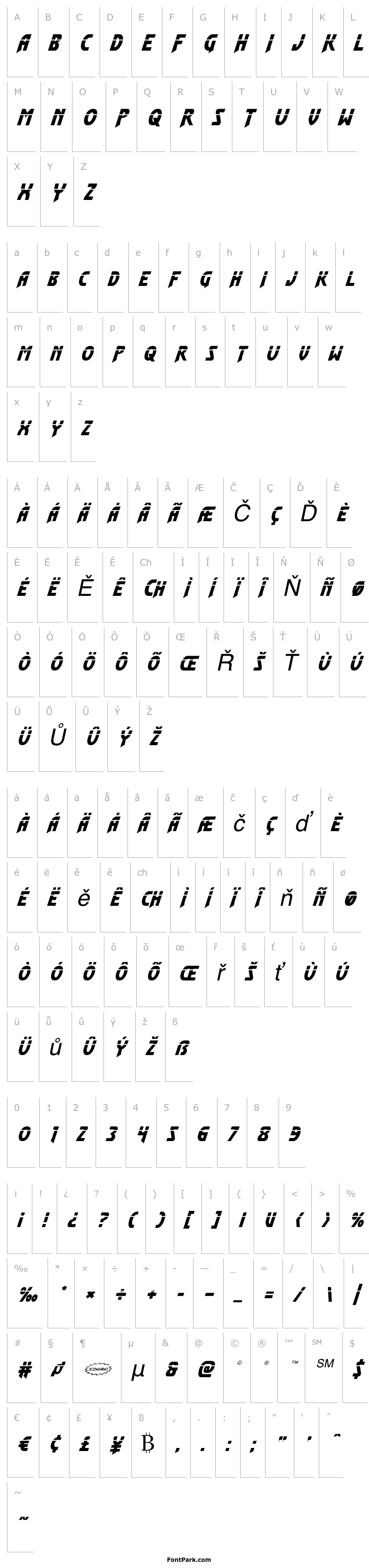 Overview Flash Rogers Laser Italic
